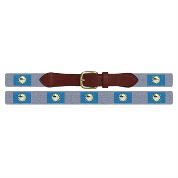 South Dakota Flag Needlepoint Belt