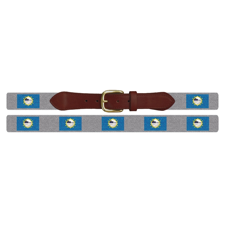 South Dakota Flag Needlepoint Belt