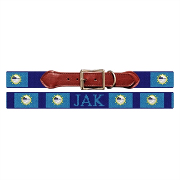 South Dakota Flag Needlepoint Dog Collar