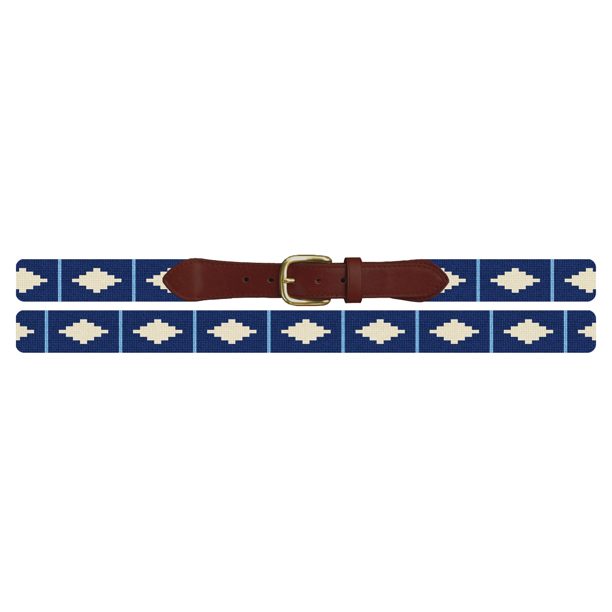 Southwestern Diamond Needlepoint Belt