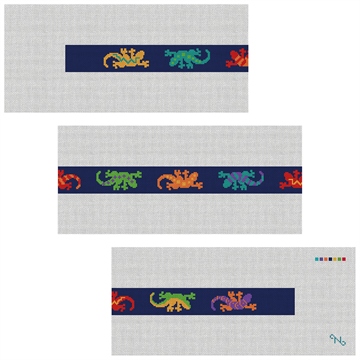 Southwestern Gecko Needlepoint Belt Kit