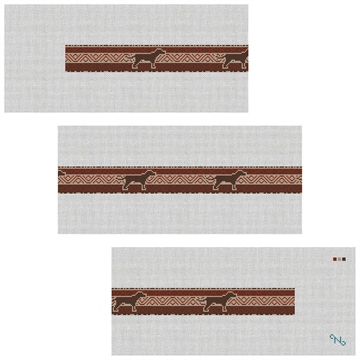 Southwestern Lab Needlepoint Belt Kit