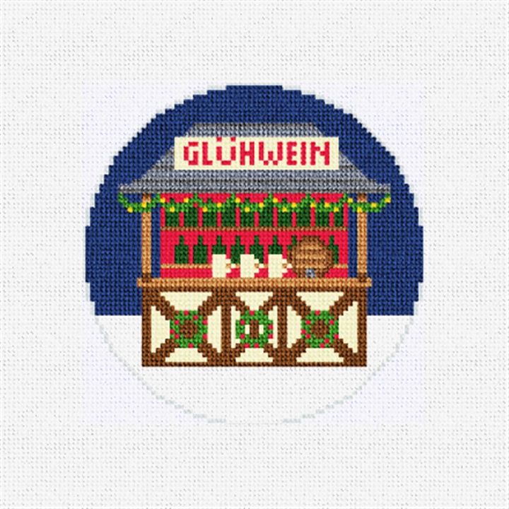 Spiced Wine Needlepoint Ornament Kit