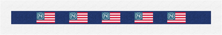 Spirit of 76 Needlepoint Dog Collar Kit