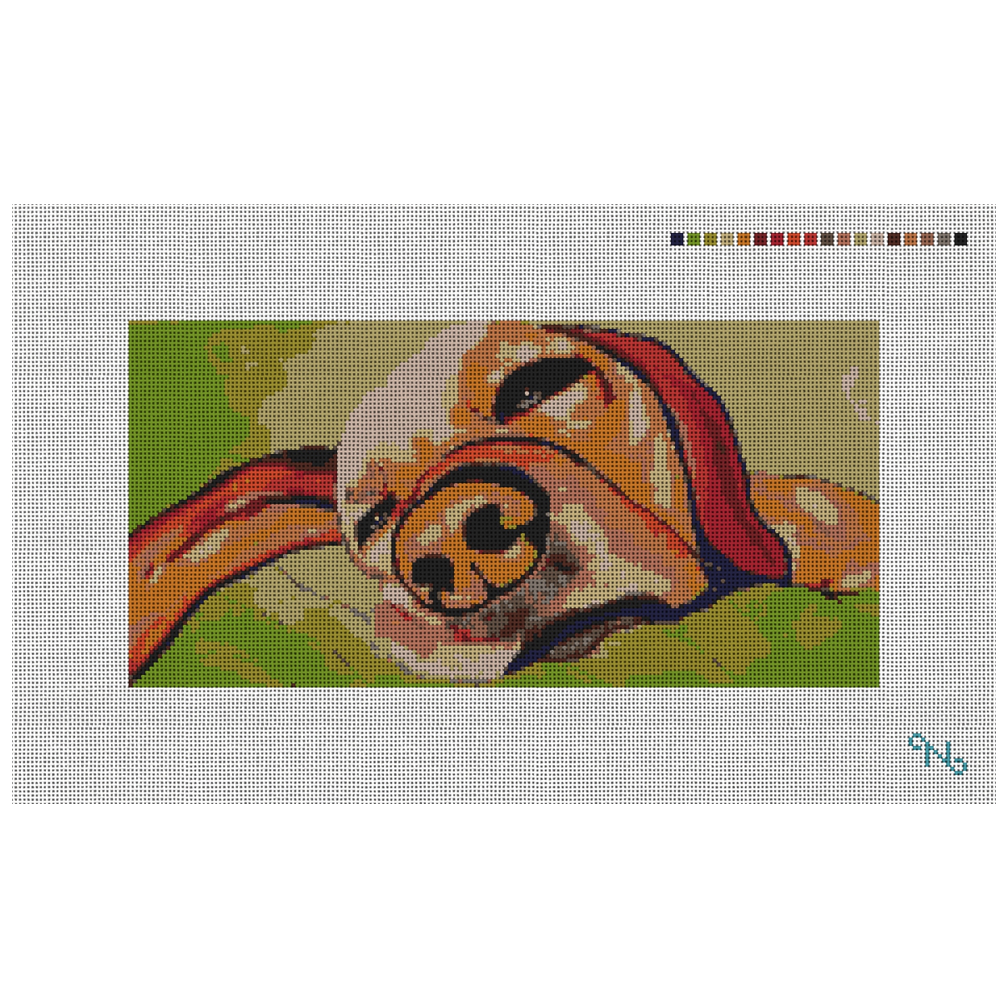 Spoilt Dog Needlepoint Kit