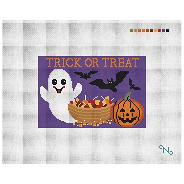 Spooky Treat Needlepoint Door Hanger Kit