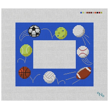 Sport Score Picture Frame Needlepoint Kit