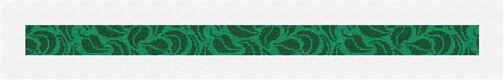 Spring Green Vine Needlepoint Dog Collar Kit