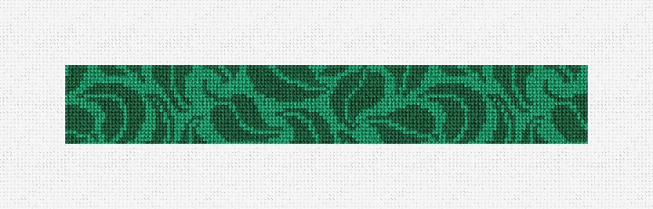 Spring Green Vine Needlepoint Key Fob Kit