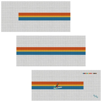 Stand Up Paddling Needlepoint Belt Kit