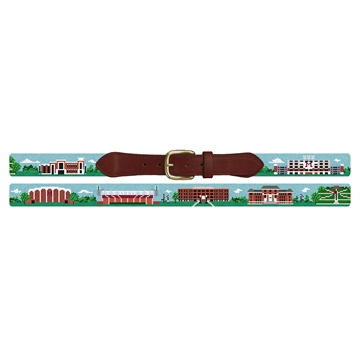 Starkville Mississippi Landscape Needlepoint Belt