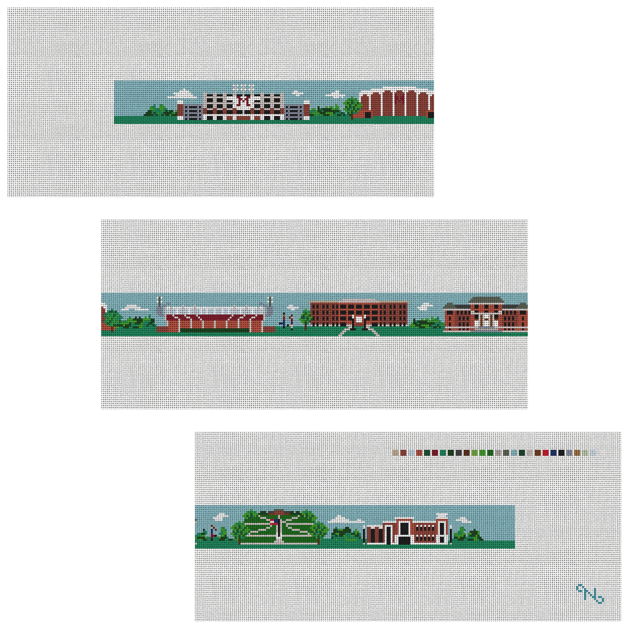 Starkville Mississippi Needlepoint Belt Kit