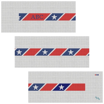 Stars Stripes Needlepoint Belt Kit
