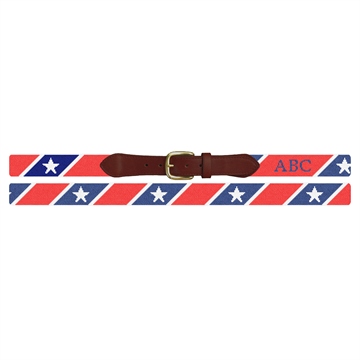 Stars Stripes Needlepoint Custom Belt