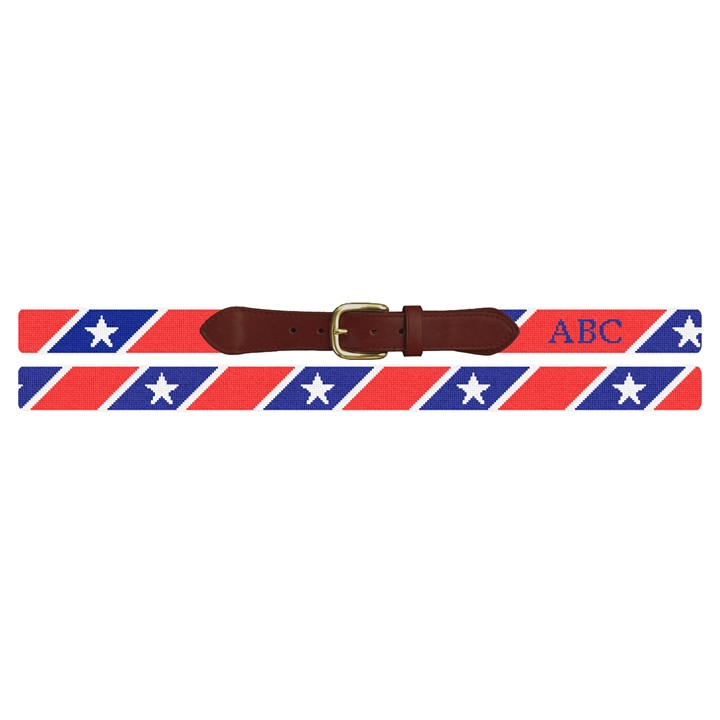 Stars Stripes Needlepoint Custom Belt