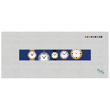 Stitch In Time Needlepoint Key Fob Kit Stitched Preview