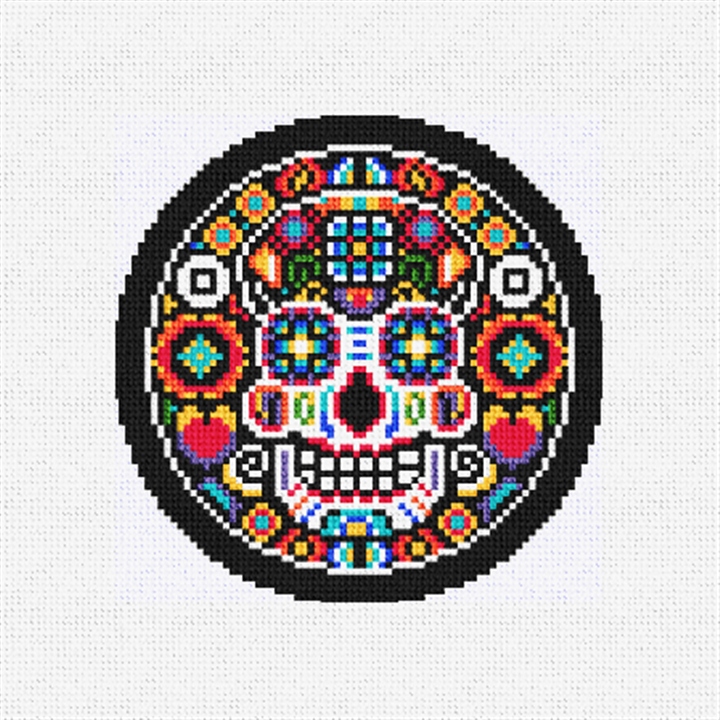 Sugar and Spirit Needlepoint Coaster Ornament Kit