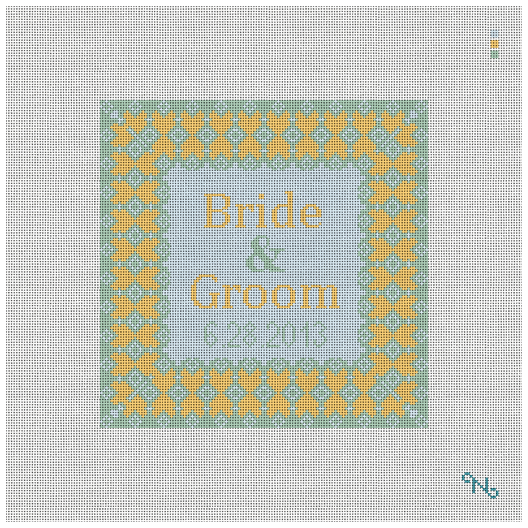 Summer Grenelle Ring Bearer Pillow Kit