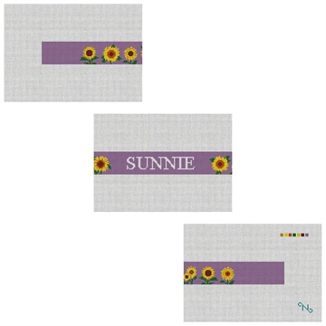 Sunflower Needlepoint Dog Collar Kit