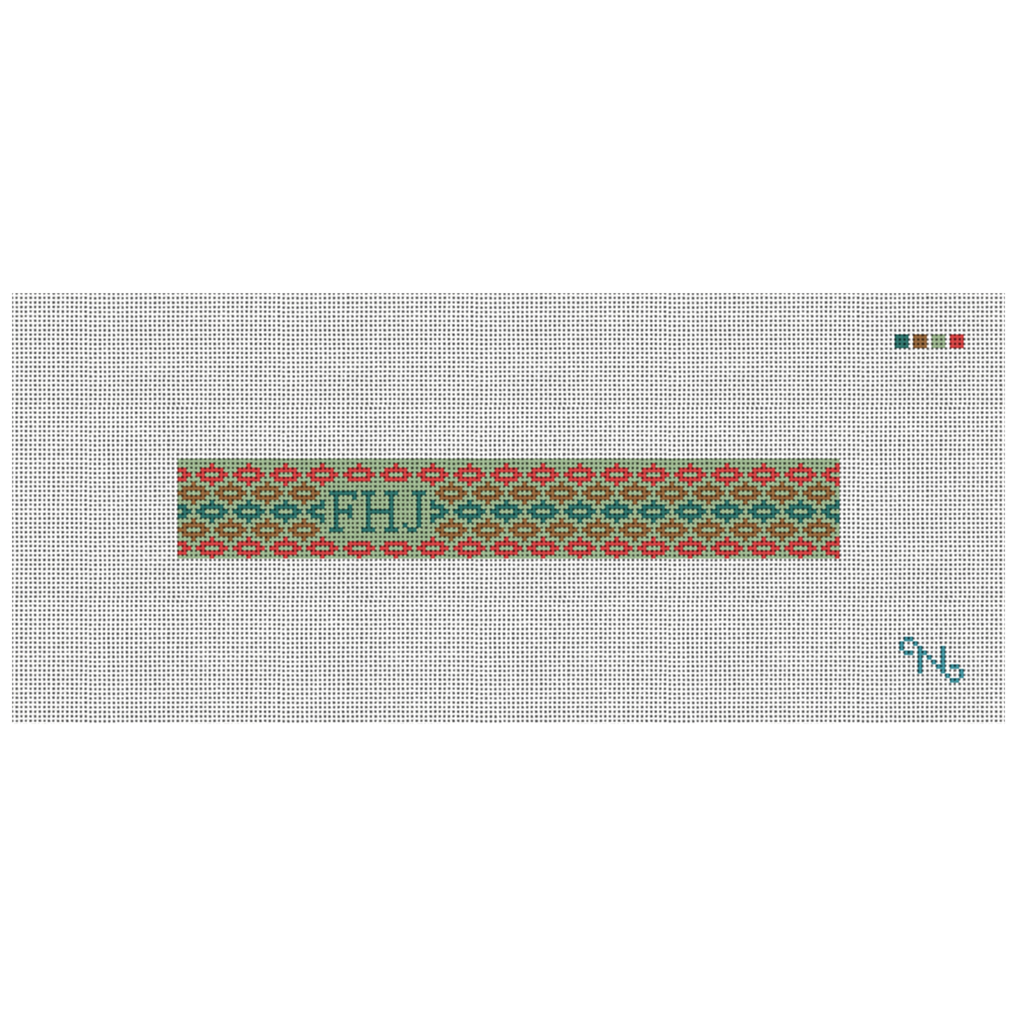Sweet Dots Needlepoint Key Fob Kit