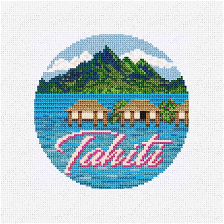 Tahiti Needlepoint Ornament Kit