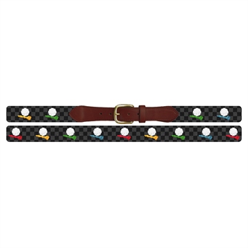 Tee Time Needlepoint Belt