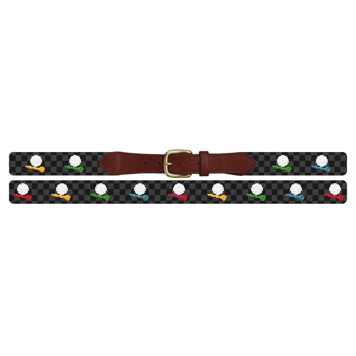 Tee Time Needlepoint Belt