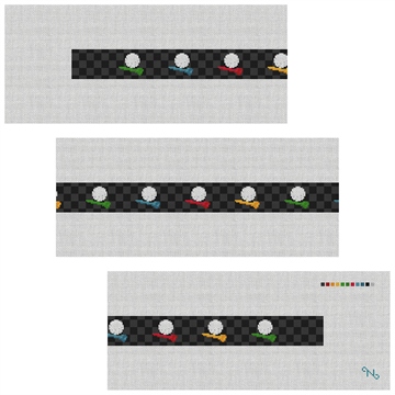Tee Time Needlepoint Belt Kit