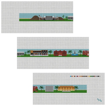 Tempe Arizona Landscape Needlepoint Belt Kit