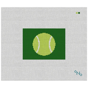 Tennis Ball Needlepoint Card Wallet Kit