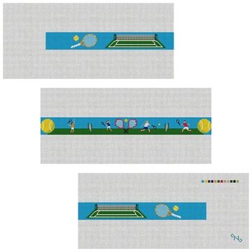 Tennis Needlepoint Belt Kit