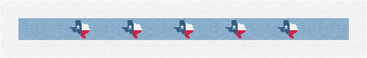Texas State Needlepoint Dog Collar Kit
