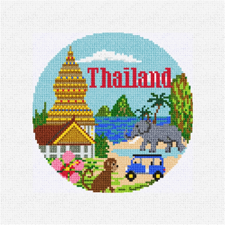 Thailand Needlepoint Ornament Kit