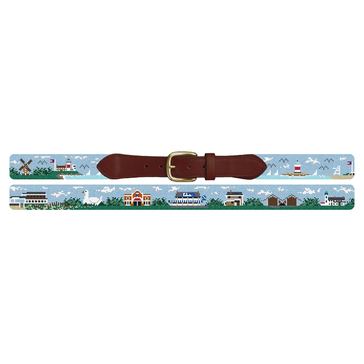 The Hamptons Needlepoint Belt