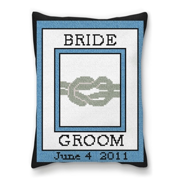 The Knot Custom Ring Bearer Pillow