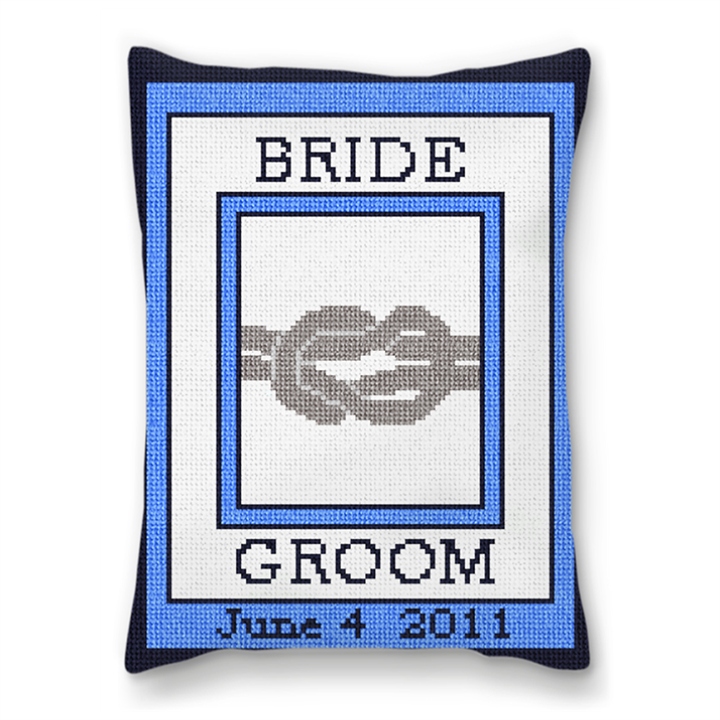 The Knot Custom Ring Bearer Pillow