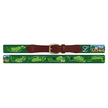 The Ledges Golf Course Needlepoint Belt