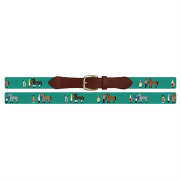 The Walk Over Derby Needlepoint Belt