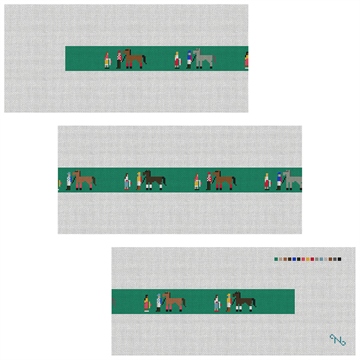 The Walk Over Derby Needlepoint Belt Kit