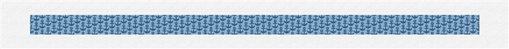 Tiny Anchors Blue Needlepoint Belt Kit