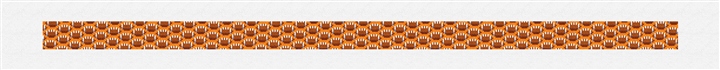 Tiny Footballs Orange Needlepoint Belt Kit