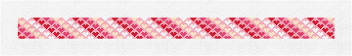 Tiny Hearts Needlepoint Dog Collar Kit