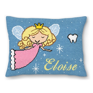 Tooth Fairy Needlepoint Pillow