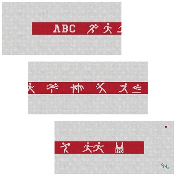 Track and Field Needlepoint Kit
