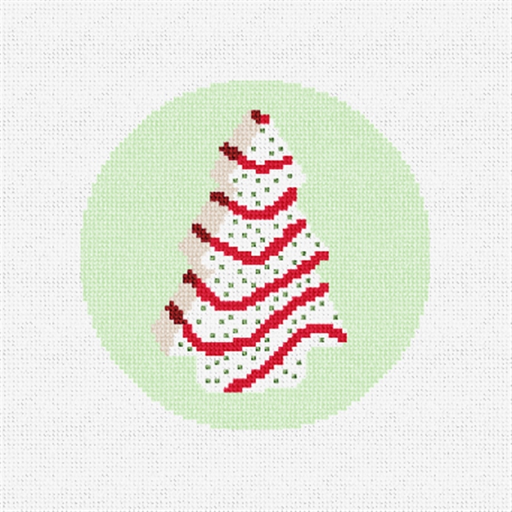 Tree Cookie Needlepoint Ornament Kit