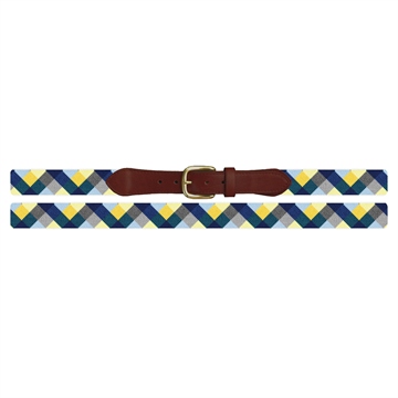 Triangular Wave Needlepoint Belt