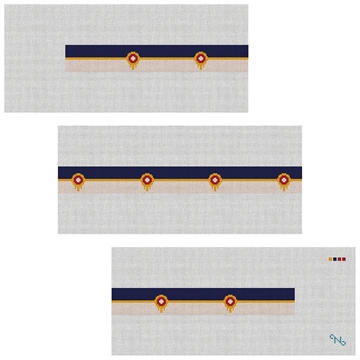 Tulsa Oklahoma Flag Needlepoint Belt Kit