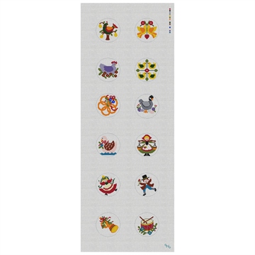 Twelve Days of Christmas Needlepoint Canvas Set