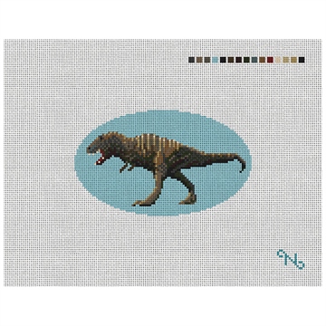 Tyrannosaurus Rex Needlepoint Ornament Kit