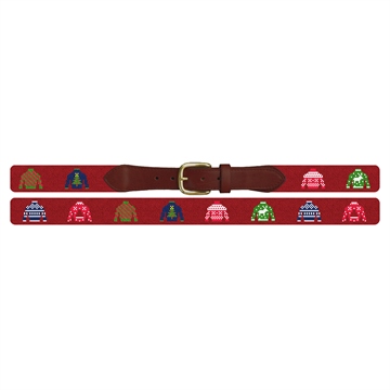 Ugly Sweater Needlepoint Belt